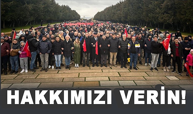Samsun Staj ve Çıraklık Mağdurları Ankara'da Mağduriyetlerini Haykırdı
