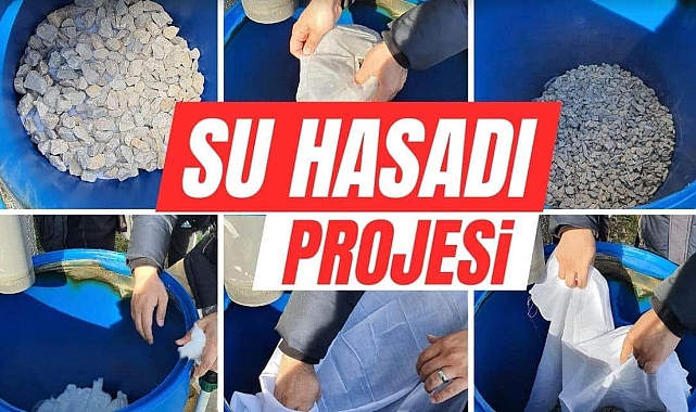 Asarcık YBO'dan Çevre Dostu Su Hasadı Projesi
