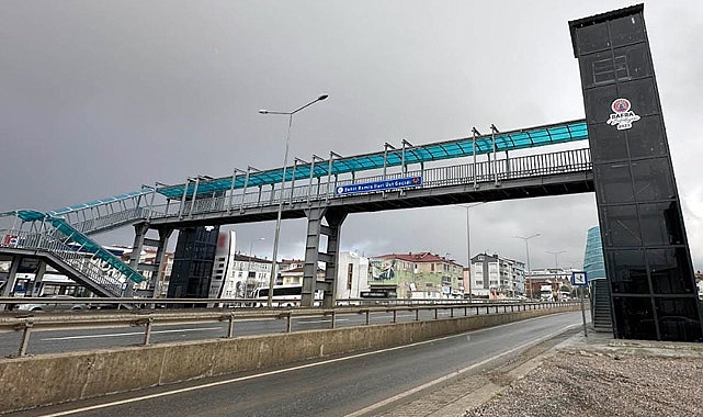 Bafra'da Şehit Ramis İleri Üst Geçidi Asansörü Hizmete Açıldı