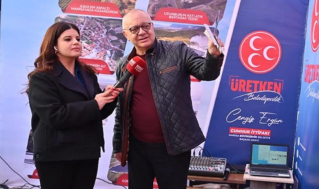 Başkan Cengiz Ergün, Bengü Türk TV'de Manisa'nın Geleceğine Işık Tuttu