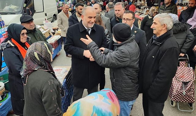 Başkan Sandıkçı'ya Vatandaşlardan Sevgi Seli