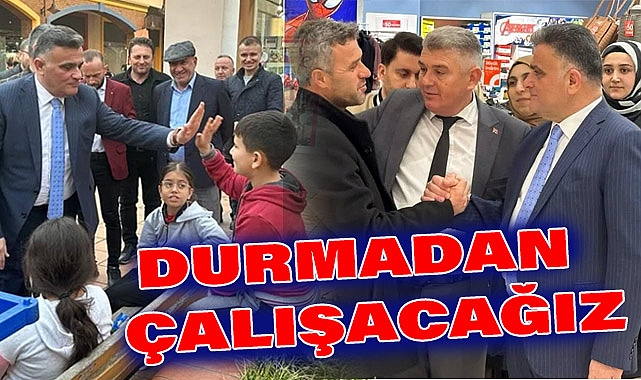 Ender Gür, Çarşambalılardan aldığımız güçle durmadan çalışacağız