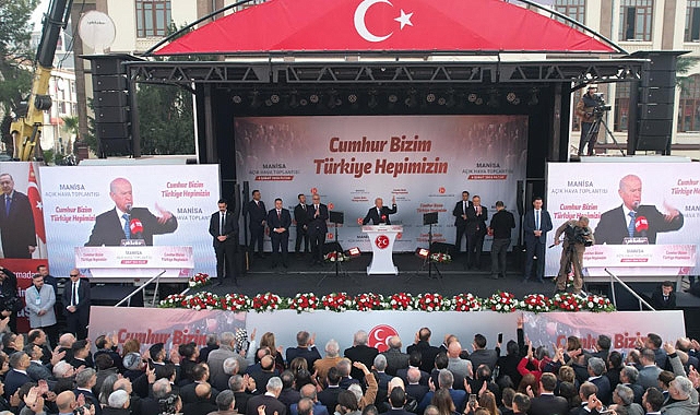MHP Lideri Bahçeli, Manisa'da Cumhur İttifakı'na Destek İstedi