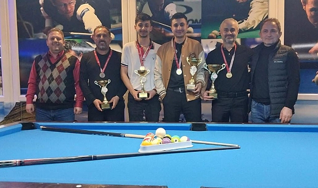 Samsun Amerikan Bilardo İl Birinciliği Heyecanı Sona Erdi