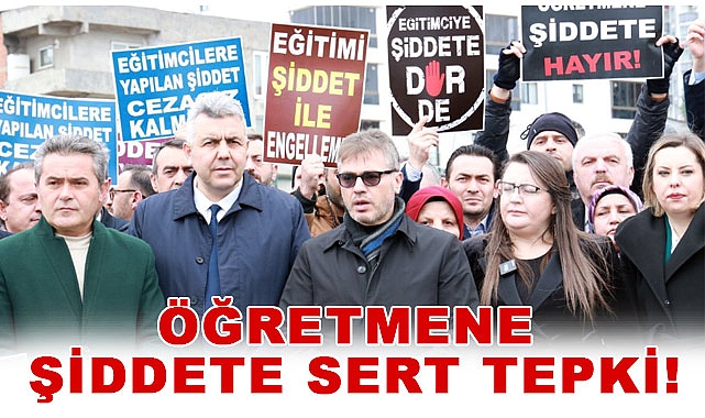 Samsun'da Eğitimcilere Yönelik Şiddete Karşı Eğitim-Bir-Sen'den Sert Tepki