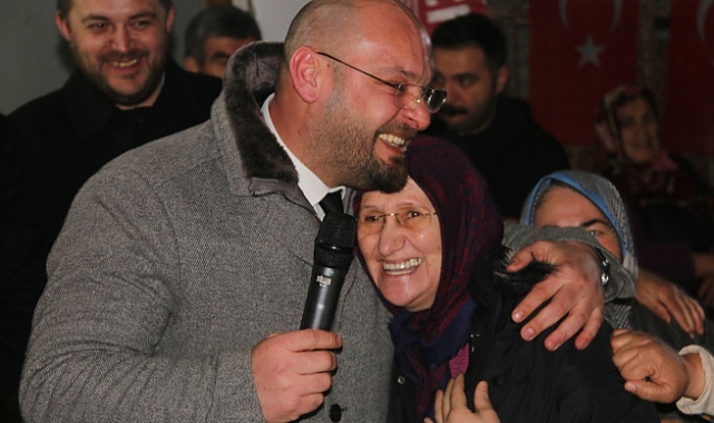 Serhat Türkel, Köseli'de Coşkulu Bir Karşılamayla Miting Yaptı