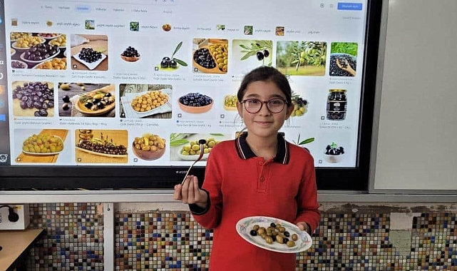 Bafra 50. Yıl İlkokulu'ndan "Üretimin 10 Harikası Zeytin" Kitabı Etkinliği