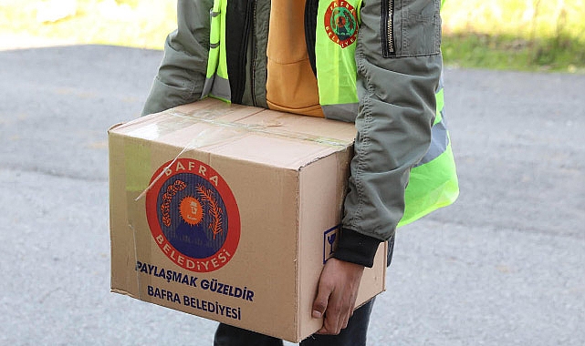 BAFRA BELEDİYESİ’NDEN İHTİYAÇ SAHİPLERİNE RAMAZAN YARDIMI