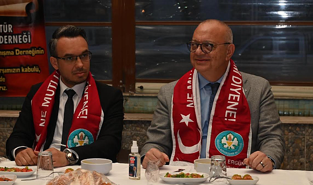Başkan Ergün, Turgutlu'da Erzurumluların İftar Sofrasına Konuk Oldu