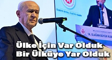 Devlet Bahçeli, 14. Olağan Büyük Kurultayı Ardından Teşekkür Mesajı Yayımladı