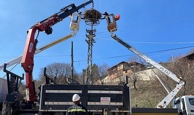 Elektrik Dağıtım Şirketi YEDAŞ, "Leylek Evleri" ile Çevreye Katkıda Bulunuyor