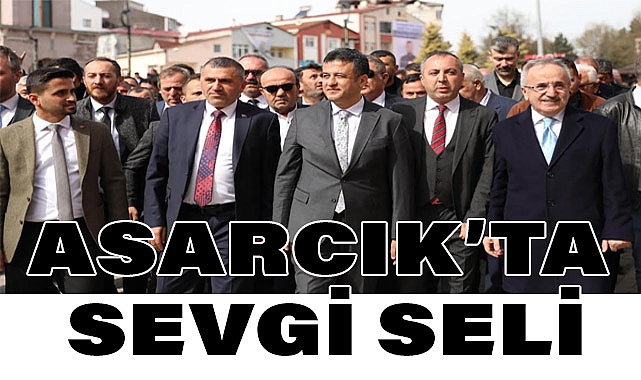 Halit Doğan, Asarcık'ta Vatandaşların Sevgi Seliyle Karşılandı