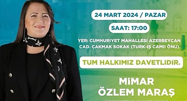 Mimar Özlem Maraş, tüm Atakumluları, "Büyük Atakum Buluşması"na davet etti