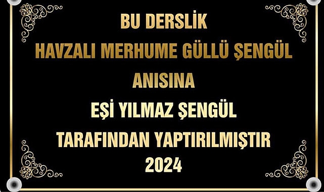 Samsun Atakum Yalı İlkokulu'na Yeni Derslik Armağanı