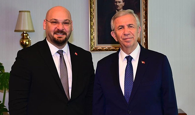 Serhat Türkel’den Mansur Yavaş’a teşekkür ziyareti