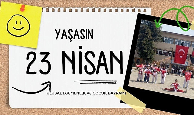Bafra Cumhuriyet Ortaokulu'nda 23 Nisan Coşkusu
