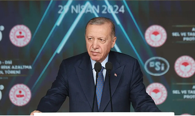 Erdoğan, AFAD-DSİ Sel ve Taşkın Risk Azaltma Protokol Töreni'nde Konuştu