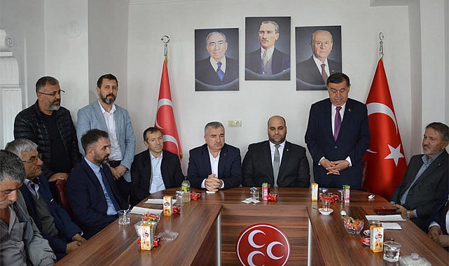 MHP İlçe Başkanlığında Bayramlaşma Yoğunluğu