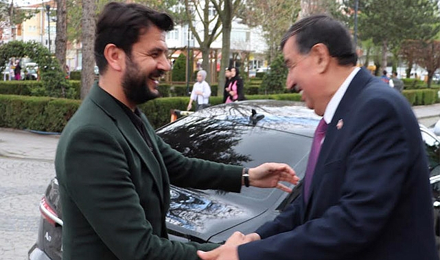 Milletvekili Kurtcan Çelebi, Havza Belediye Başkanı Murat İkiz’i Ziyaret Etti