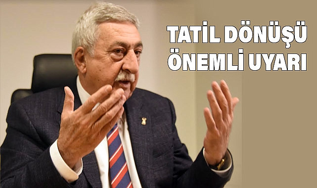 TESK Genel Başkanı'ndan Bayram Dönüşü Trafik Uyarısı