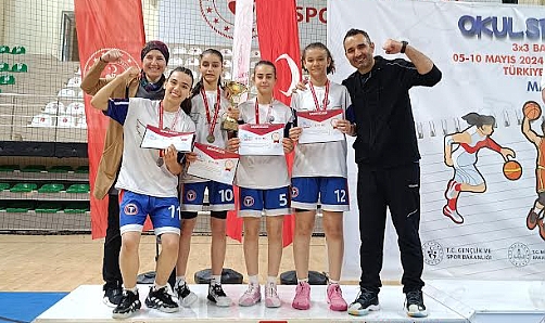 Ahmetli Gazi Ortaokulu Sporcuları, Türkiye İkincisi Oldu