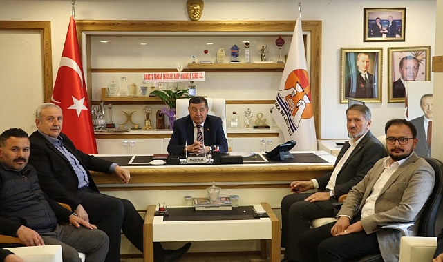 AK Parti İlçe Başkanlığından Havza Belediye Başkanı İkiz’e ziyaret
