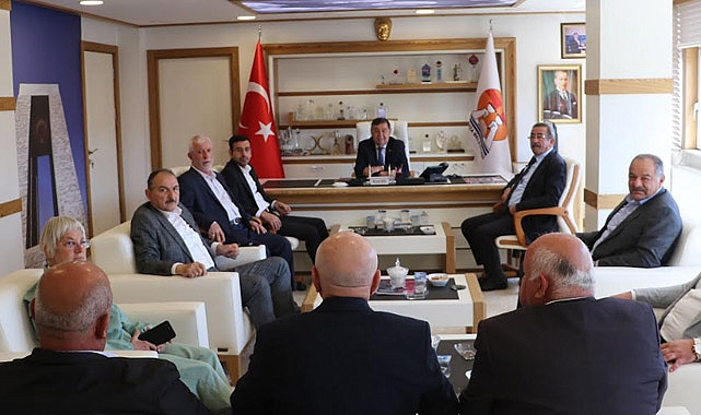 Amasya Pancar Ekicileri Kooperatifi ve Amasya Şeker Fabrikası’ndan Başkan İkiz’e Ziyaret