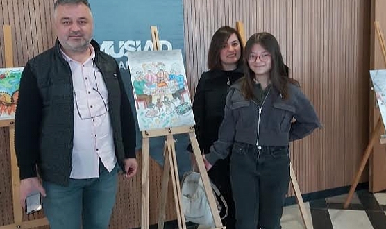 Atakent Ortaokulu MUSİAD Resim Yarışmasında Başarı Elde Etti