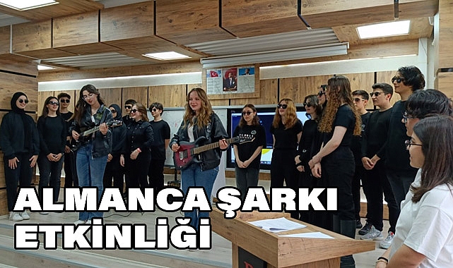 Bafra Fen Lisesi'nde Almanca Şarkı Etkinliği Coşkusu