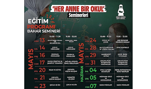 Canik Belediyesi'nden Annelere Özel Eğitim Semineri: 'Her Anne Bir Okul'