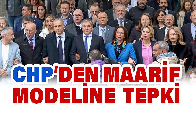 CHP, Milli Eğitim Bakanlığı Önünde Türkiye Yüzyılı Maarif Modelini Protesto Etti