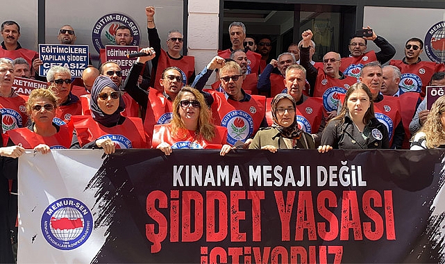 Eğitim Bir Sen Samsun Şubesi 'Eğitimde Şiddete' 'Dur' dedi
