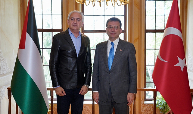 İmamoğlu, Ramallah Belediye Başkanı Issa Raja Kassis'i Ağırladı