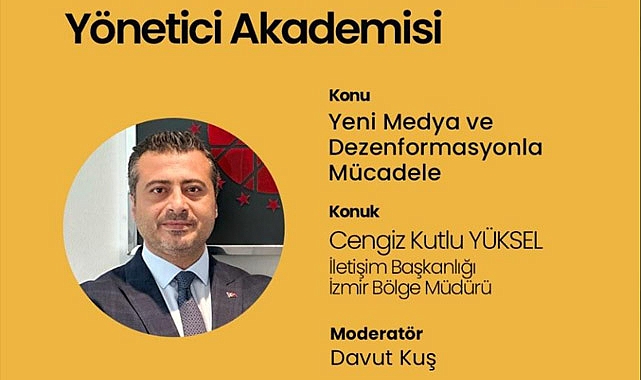 İzmir'de Eğitimcilere Dezenformasyon ve Yeni Medyanın Önemi Anlatıldı