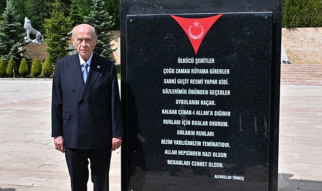 MHP Lideri  Devlet Bahçeli: 'Ülkücü Şehitlerimizi Fatihalarla Anıyoruz'