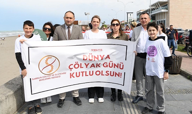 Samsun'da Çölyak Farkındalık Yürüyüşü Düzenlendi