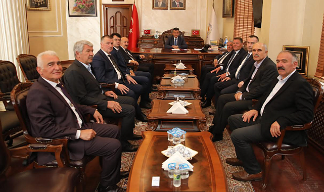 Samsun Ziraat Odası Başkanlarından Başkan Doğan'a ziyaret