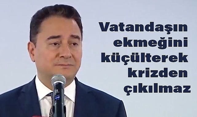 Ali Babacan: Millet Zenginleşmiyor, Siz Kimi Zenginleştiriyorsunuz?