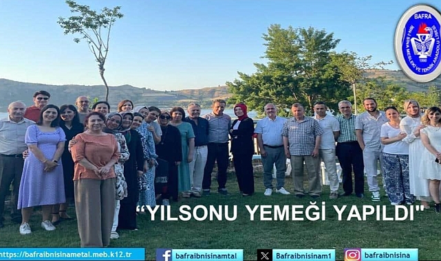 BAFRA İBN-İ SİNA MTAL'DE YILSONU YEMEĞİ