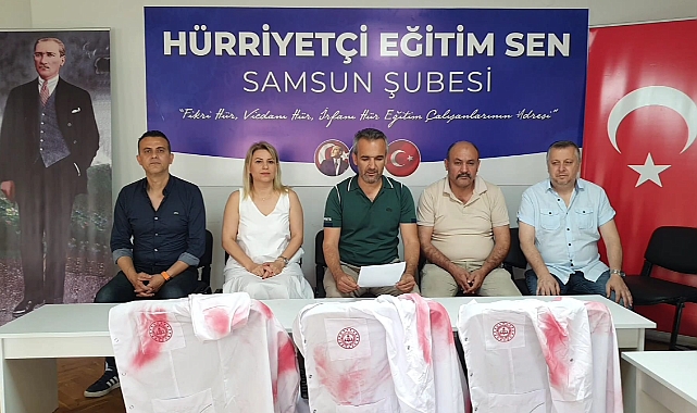 Hürriyetçi Eğitim-Sen 81 İlde Eş Zamanlı Basın Açıklaması Yaptı