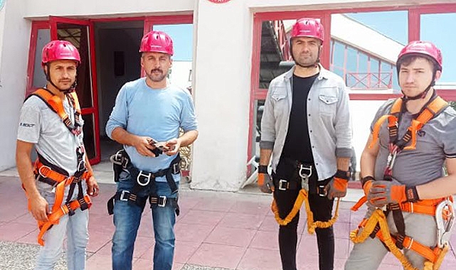 Manisa Büyükşehir Belediyesi'nden Güvenli Merdiven Kullanımı Eğitimi