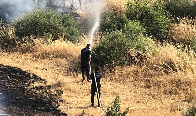 Manisa'da Turgutlu İlçesinde Yangın Paniği