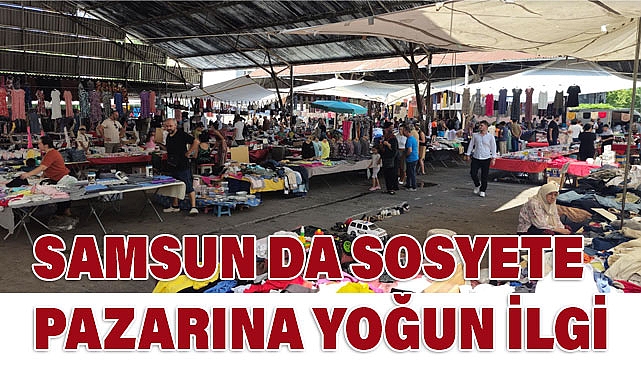 Aynı Gün İki Farklı Mahallede Açılan Sosyete Pazarlarına Yoğun İlgi