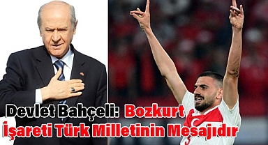 Bahçeli’den Merih Demiral Mesajı: 'Bozkurt İşareti Türk Milletinin Mesajıdır'