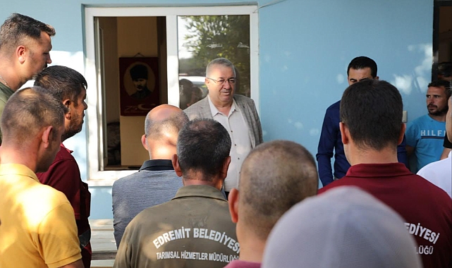 Başkan Mehmet Ertaş, haftaya belediye şantiyesinde başladı