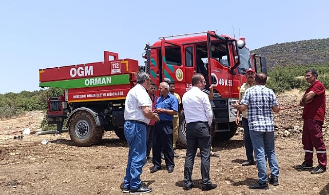 CHP'li Ateş, Pazarcık'ta Yanan Alanları Ziyaret Etti