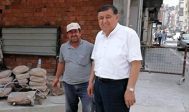 Havza Belediye Başkanı İkiz yol bakım çalışmalarını inceledi
