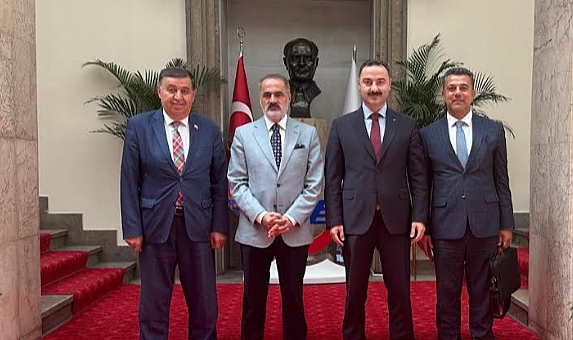 Havza Kaymakamı ve Başkan İkiz, TCDD Genel Müdürlüğü’nü Ziyaret Etti