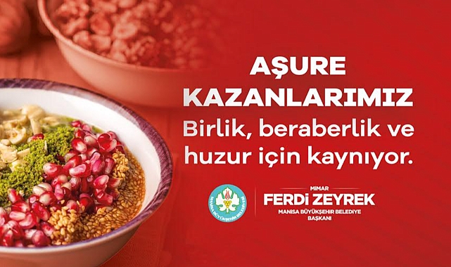 Manisa Büyükşehir Belediyesi’nden Aşure İkramı