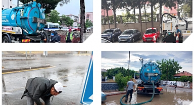 MASKİ'den Şiddetli Yağışa Hızlı Müdahale